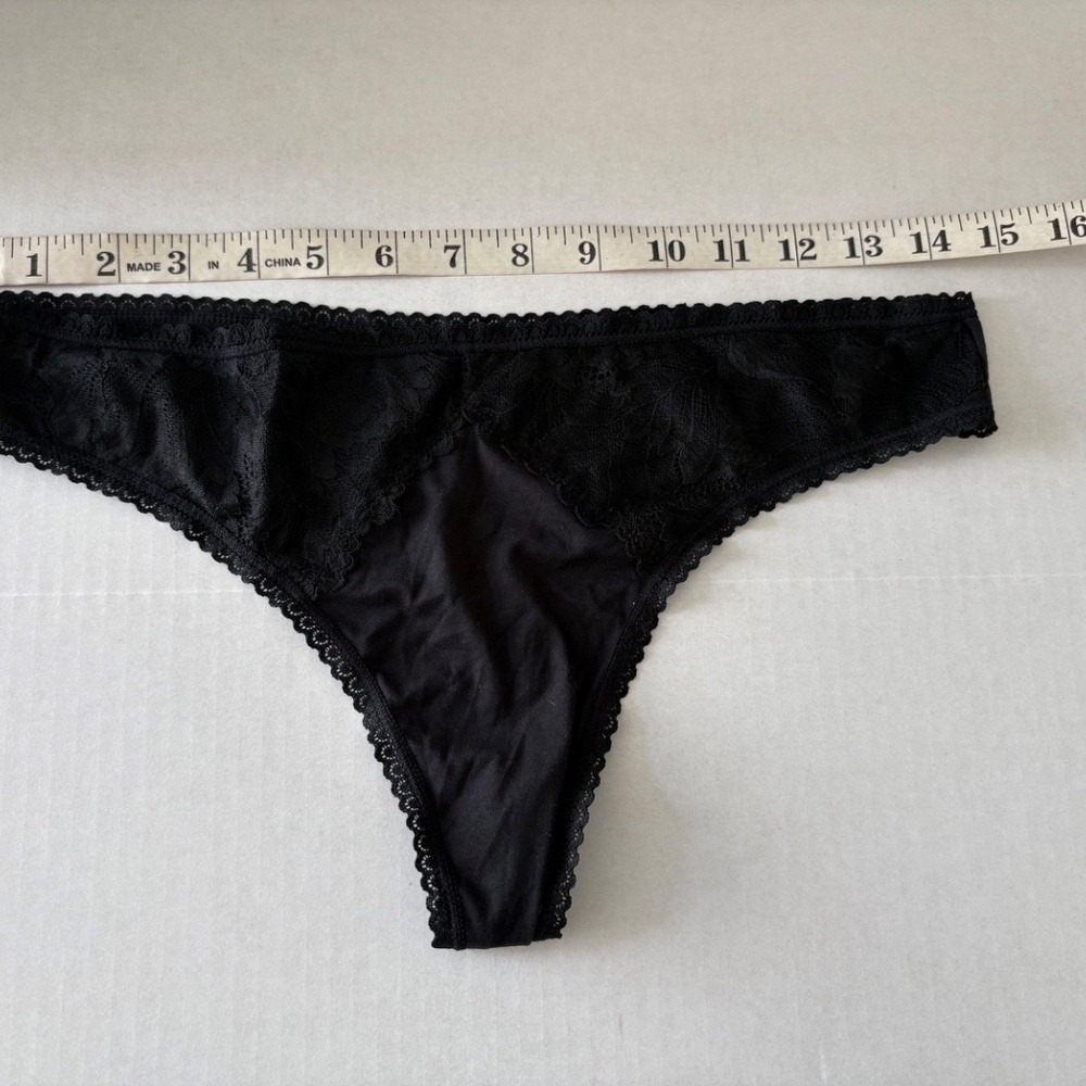 Auden Women's Micro Thong -‎ Size XL Black - In Bag. - Picture 7 of 9